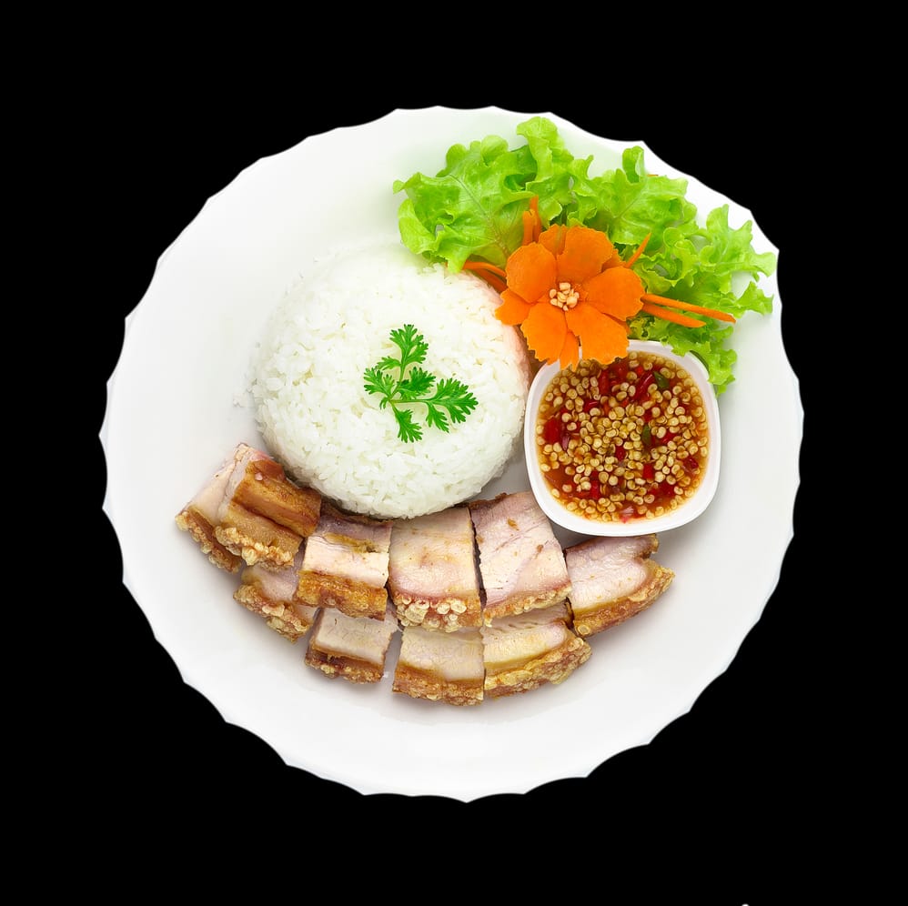 Crispy pork belly